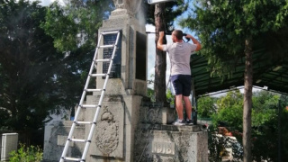 025 Rekonštrukcia pomníka padlých vojakov v prvej a druhej svetovej vojne - jún a júl 2020